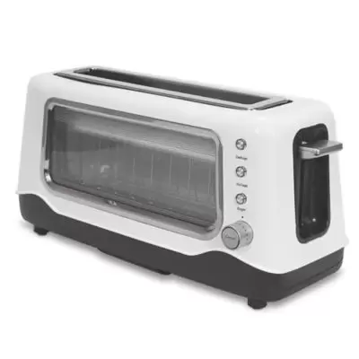 Dash® Clear View 2-Slice Toaster in White