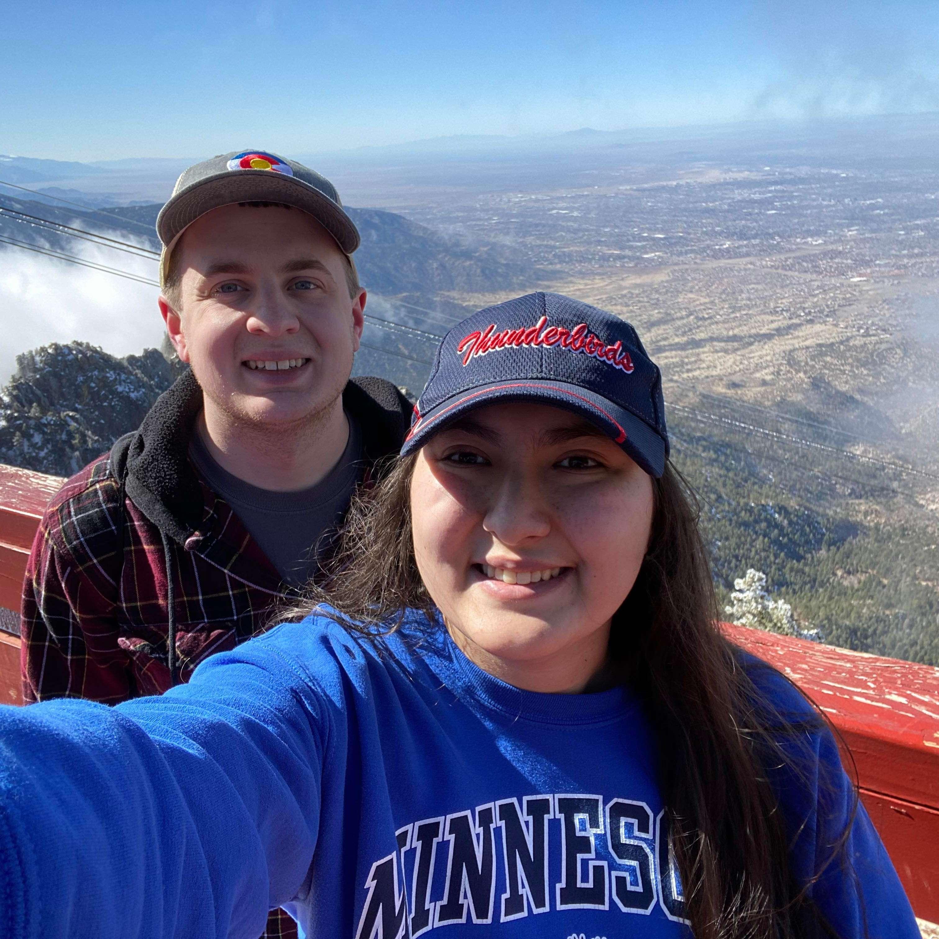 The tram ride up was terrifying, but the hikes and view were well worth it in Albuquerque.