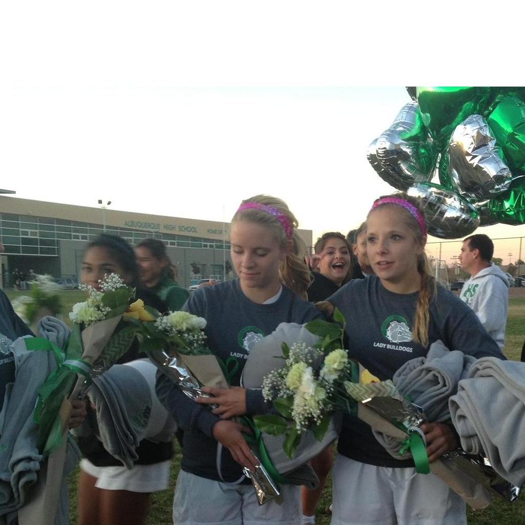 The Soccer Player with her Matron of Honor