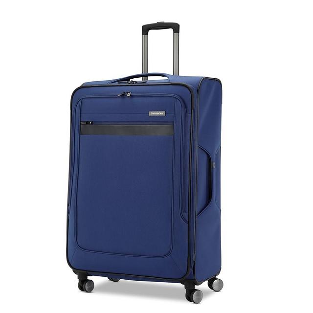 Samsonite Ascella 3.0 Softside Expandable Luggage, Sapphire Blue, Large Exp Spinner