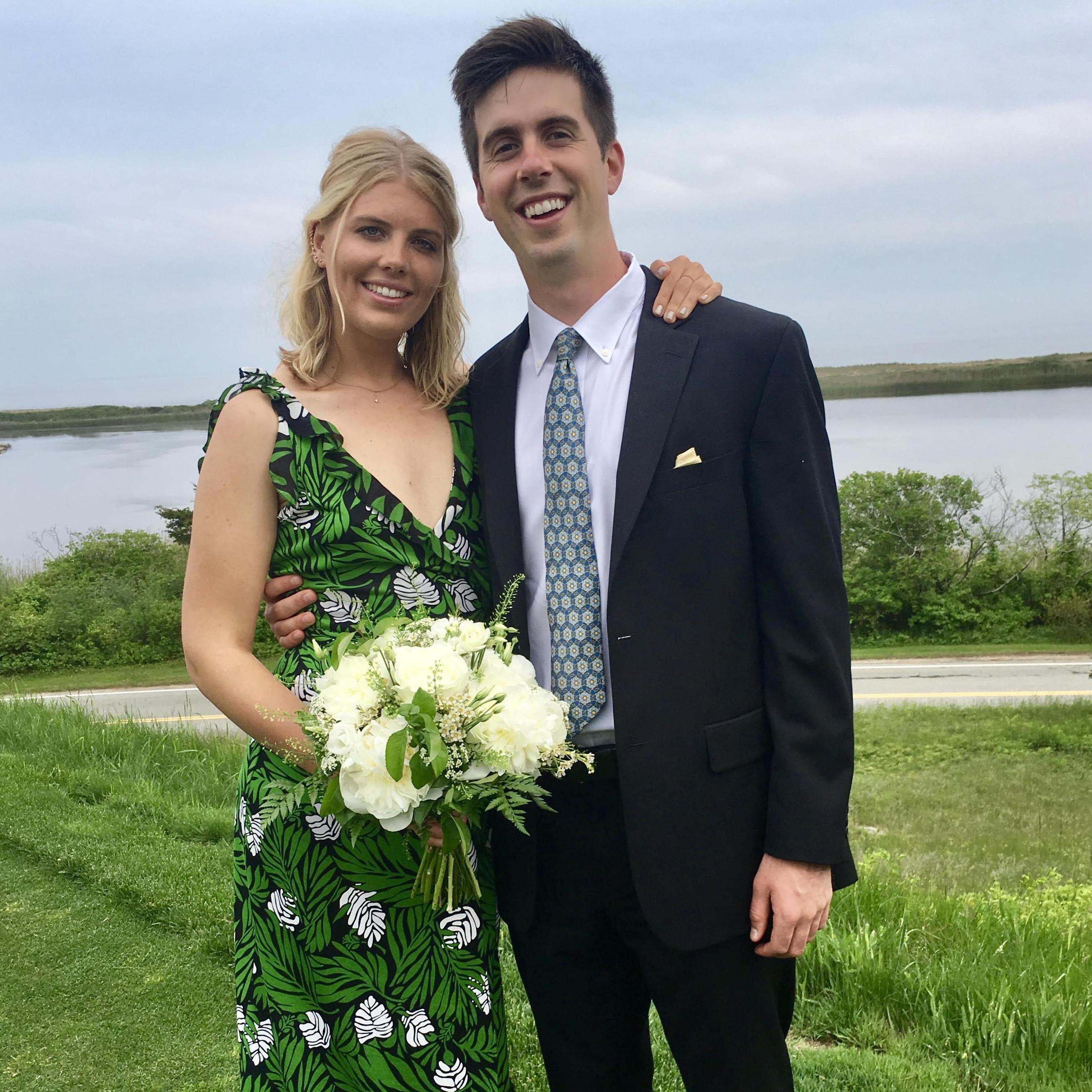 At Sophia & Blay's wedding in 2018