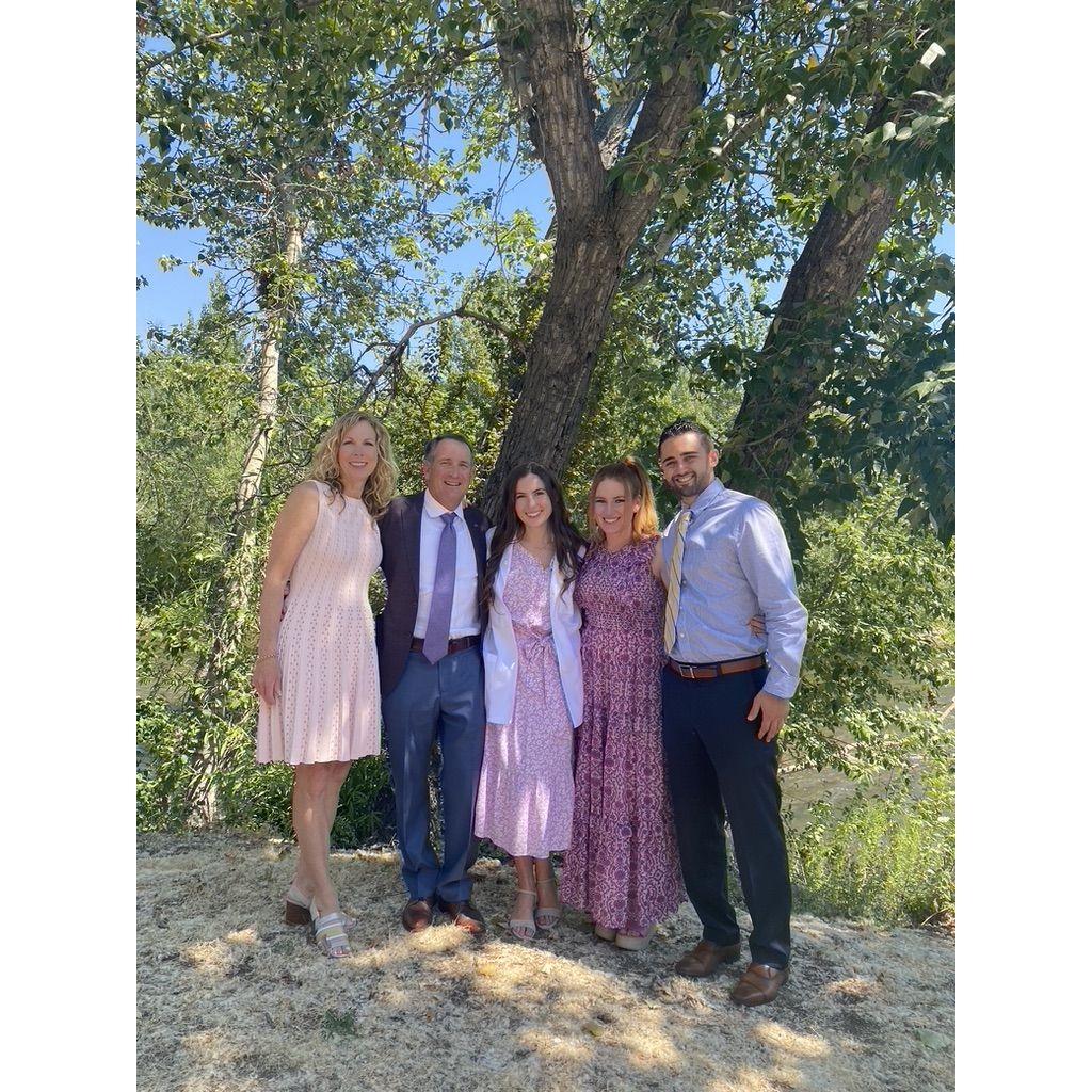 Gabby's White Coat Ceremony. Boise, 2022.