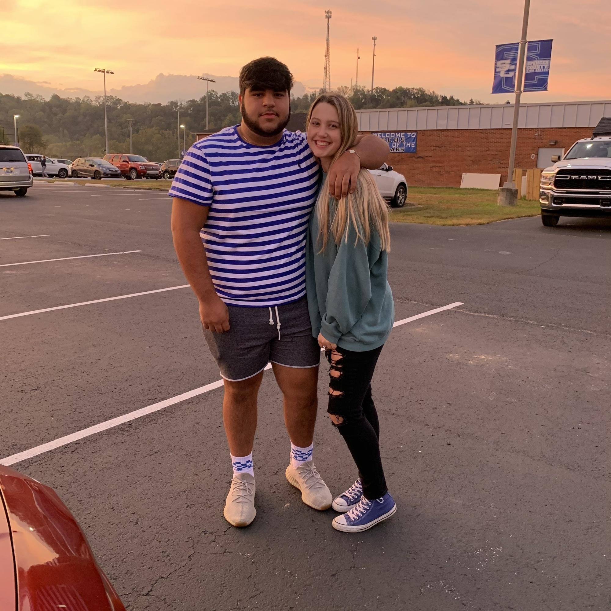 Our first day of senior year!