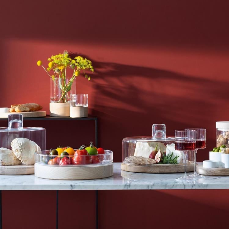 LSA International, Lotta Cheese/Patries Dome & Ash Base | Zola