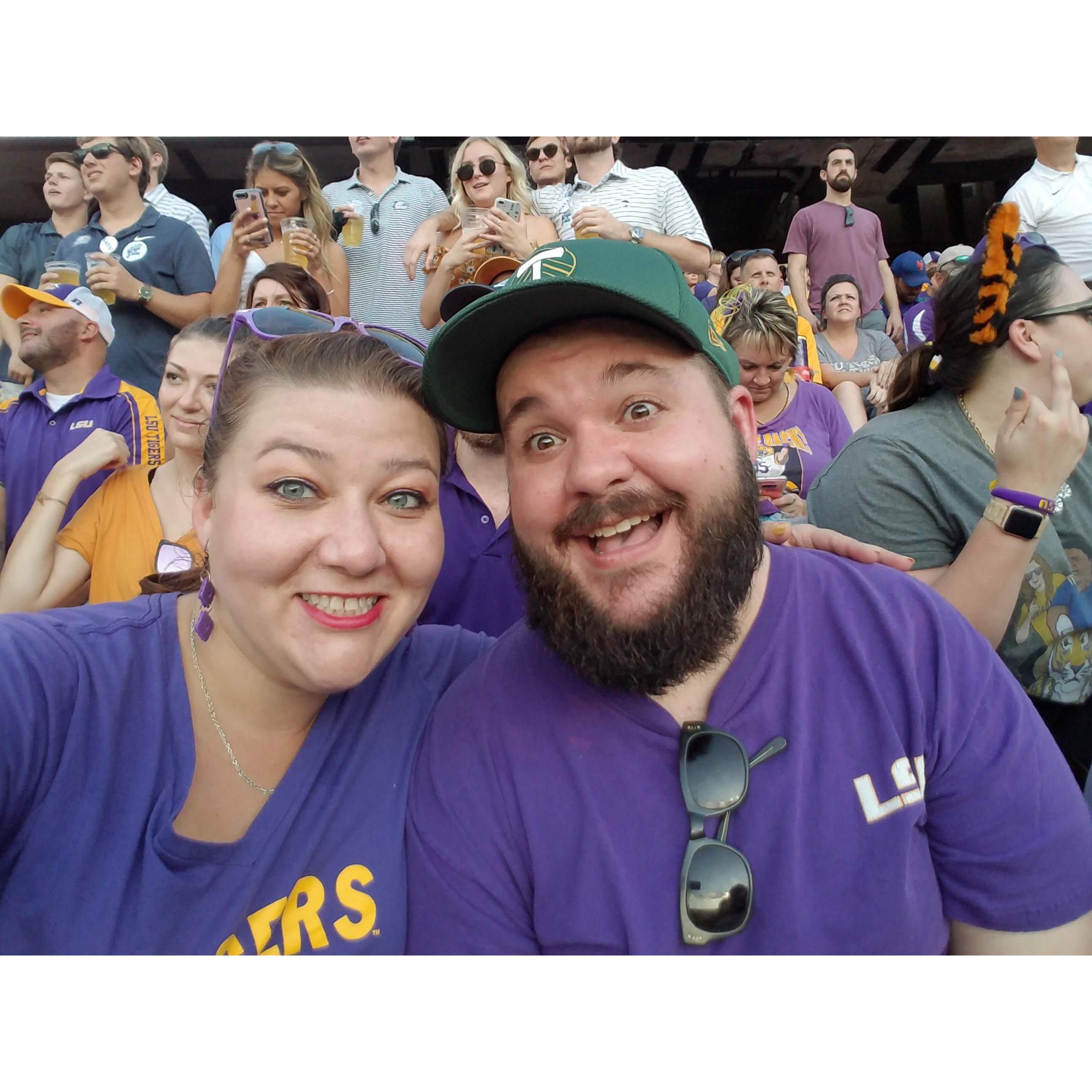 First home game for LSU 2019-2020 Championship season!