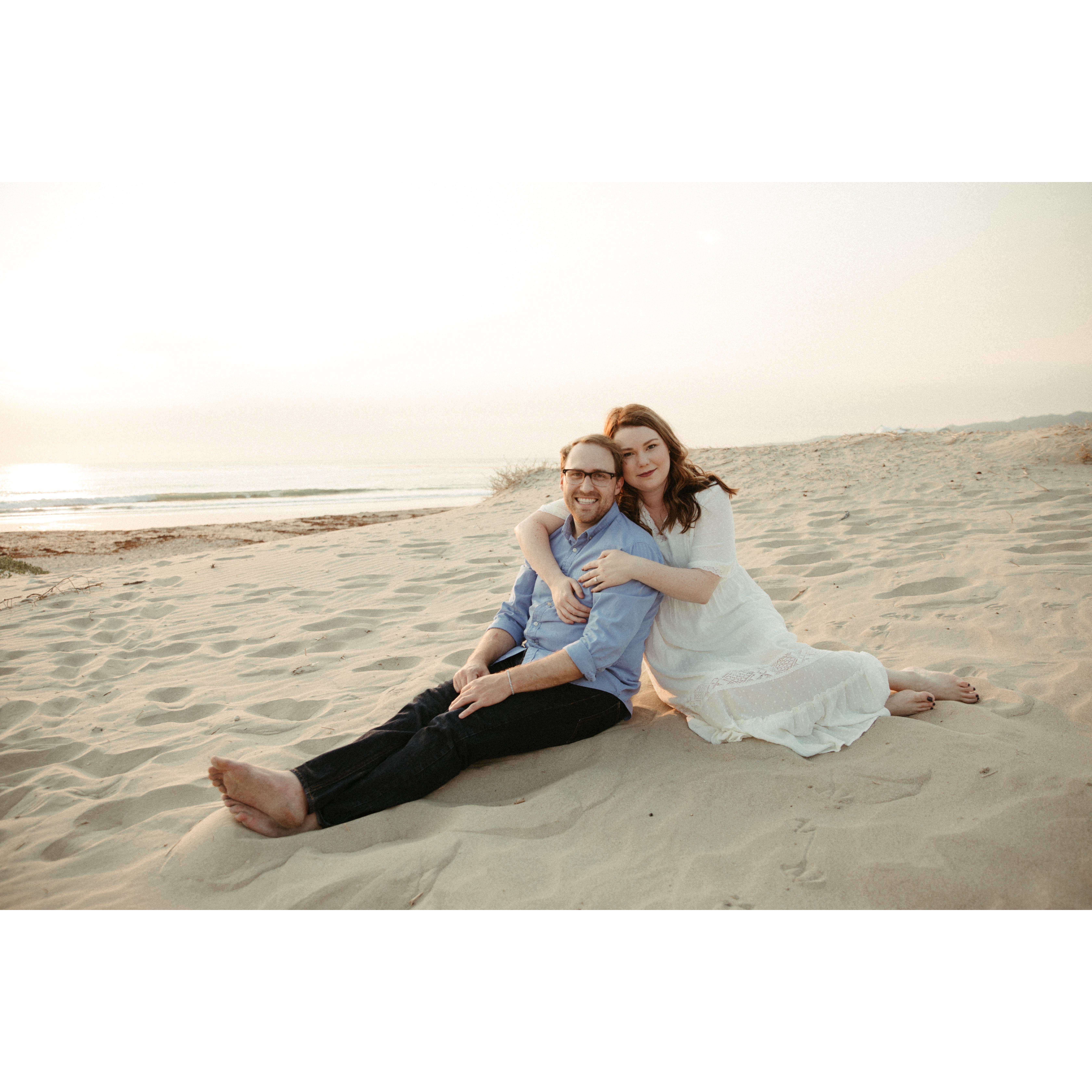 Jalama Beach engagement photos by Kadi Tobin.
