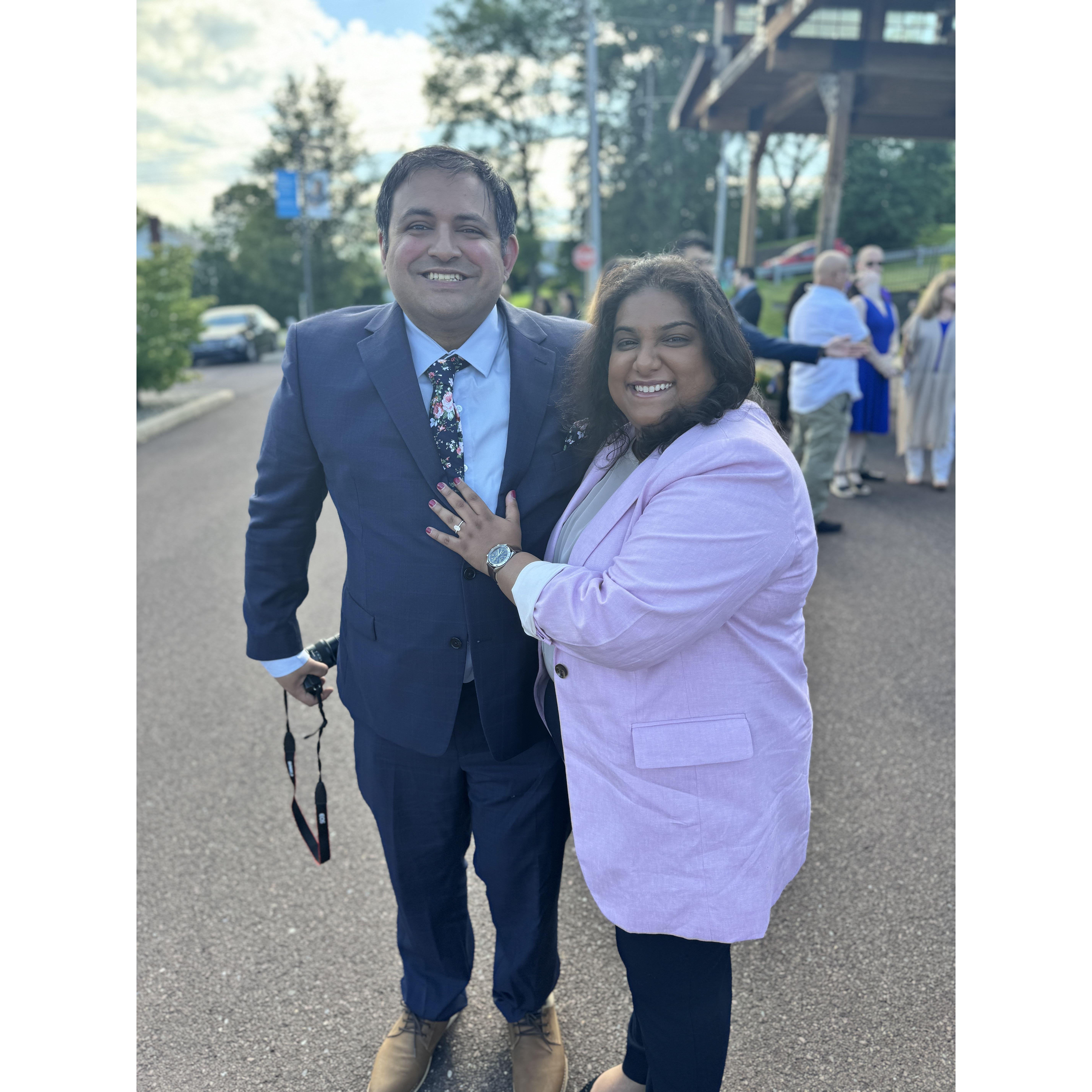 Shivani's residency graduation, June 2024