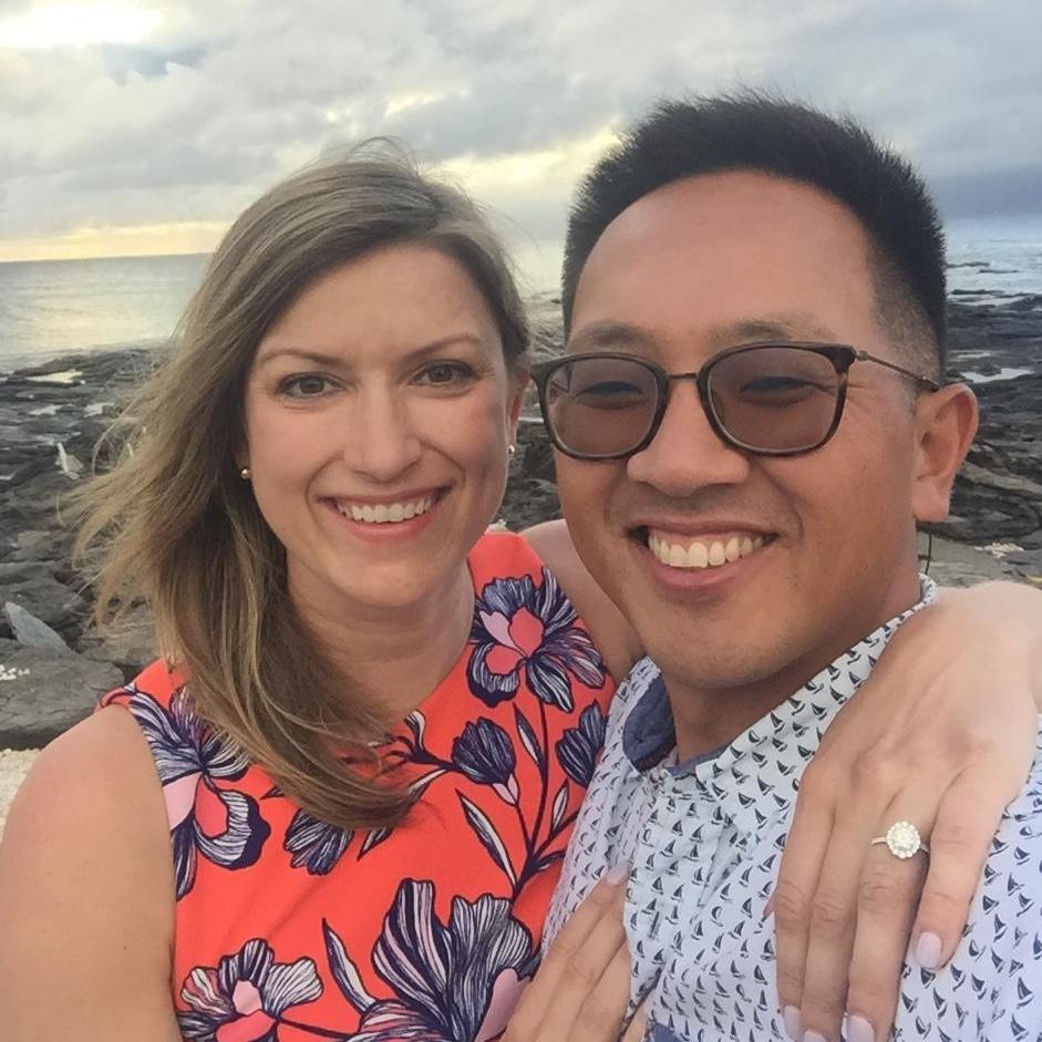 Freshly engaged in Lahaina.