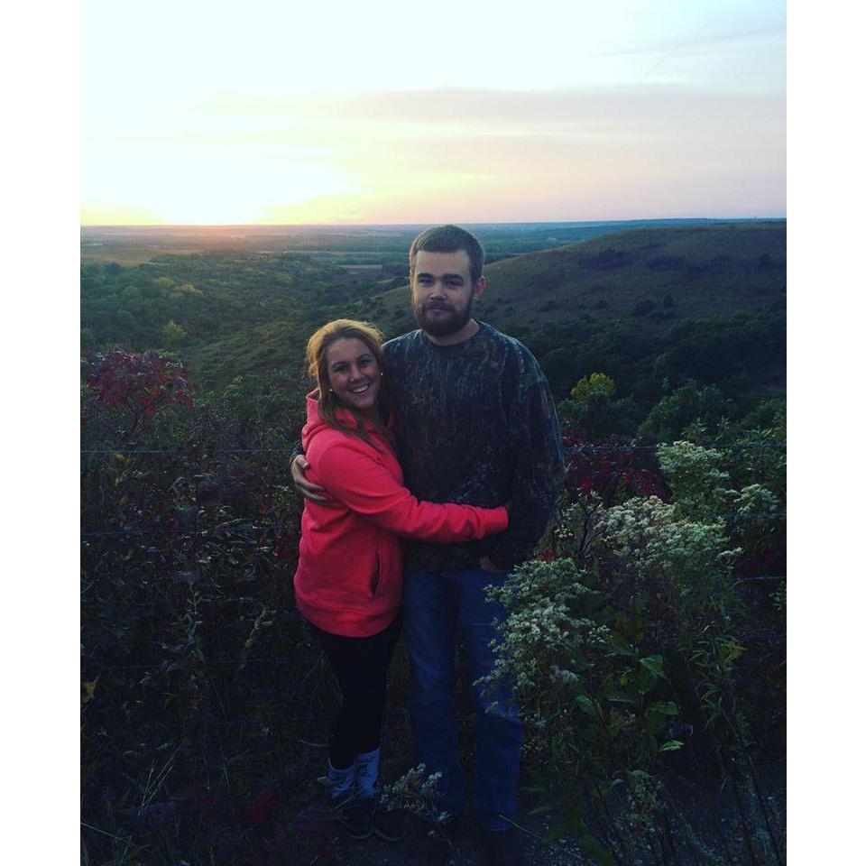 One of our first days together in Manhattan, KS!
