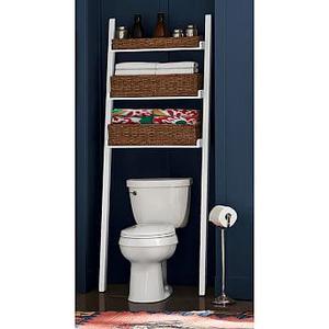 Ainsley Over-the-Toilet Ladder, White