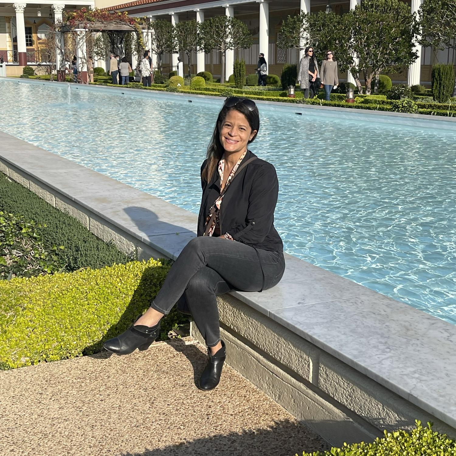 This was taken during our first date ❤️
Love was already in bloom!
The Getty Villa Museum - **MALIBU, CA