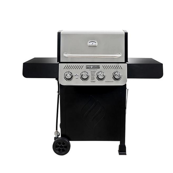 Even Embers 4-Burner Propane Gas Grill, Black/Silver at Tractor Supply Co