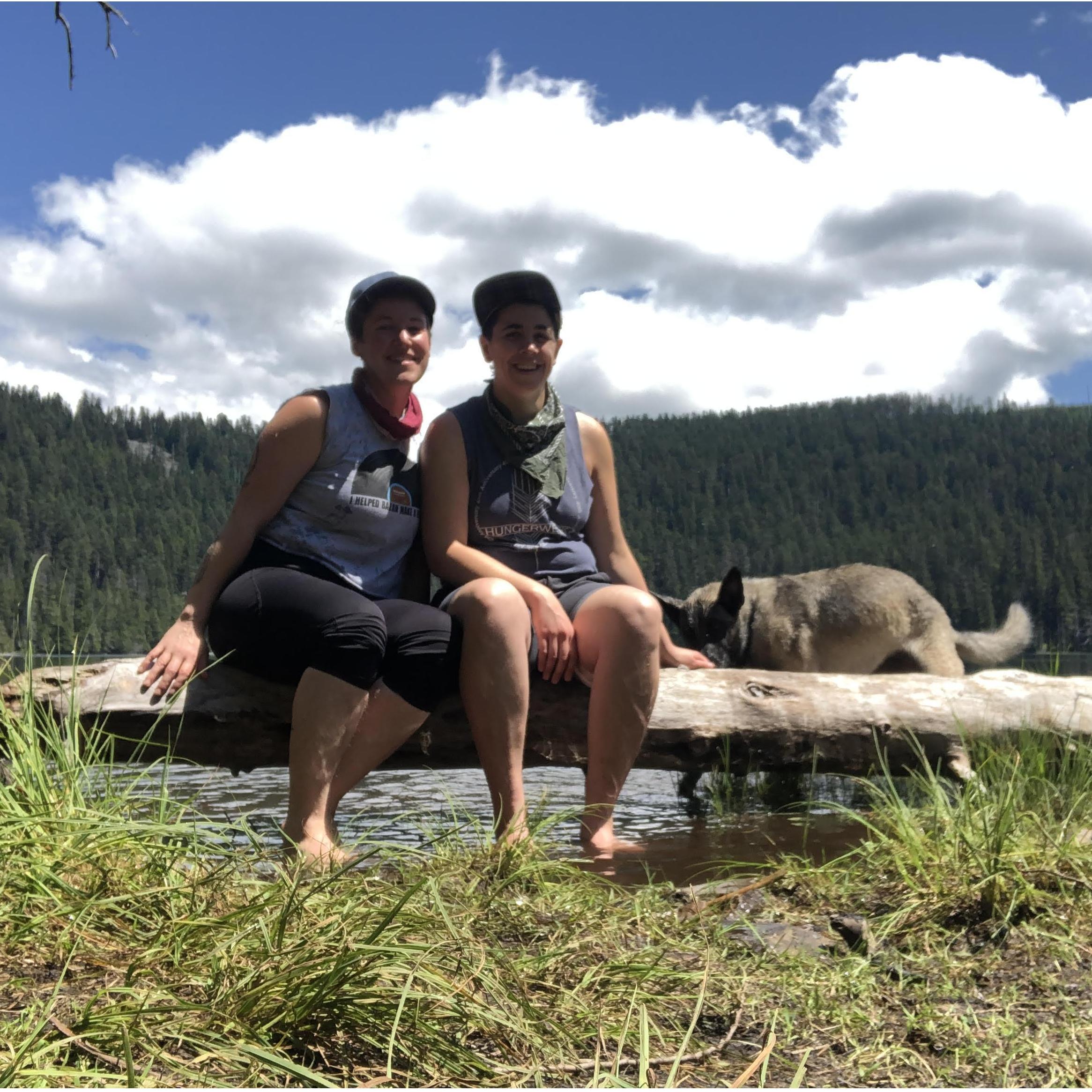 Spending time in nature with our pup, Orca, is a huge source of joy for us!