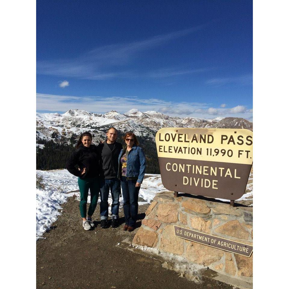 Loveland Pass with the Mother of the Groom!
