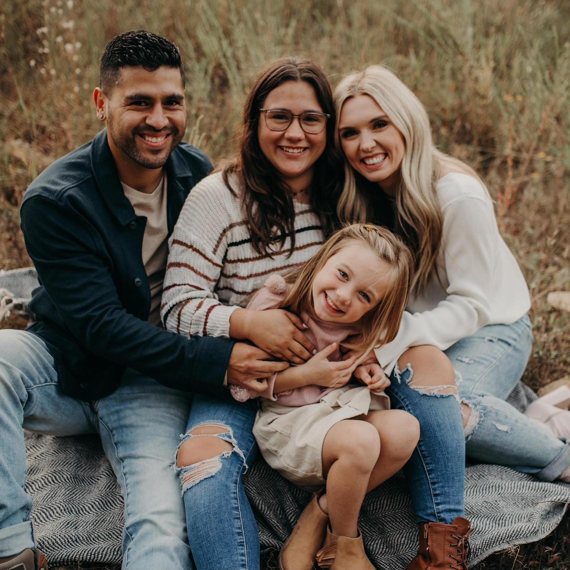We were taking family photos when Sambo proposed. The photographer had no idea what Sambo had planned.