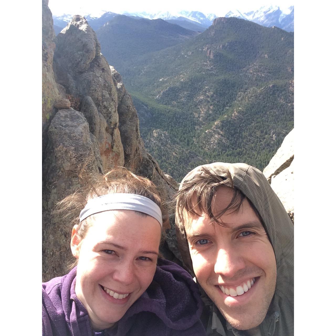 Atop a mountain outside of Ft. Collins, CO