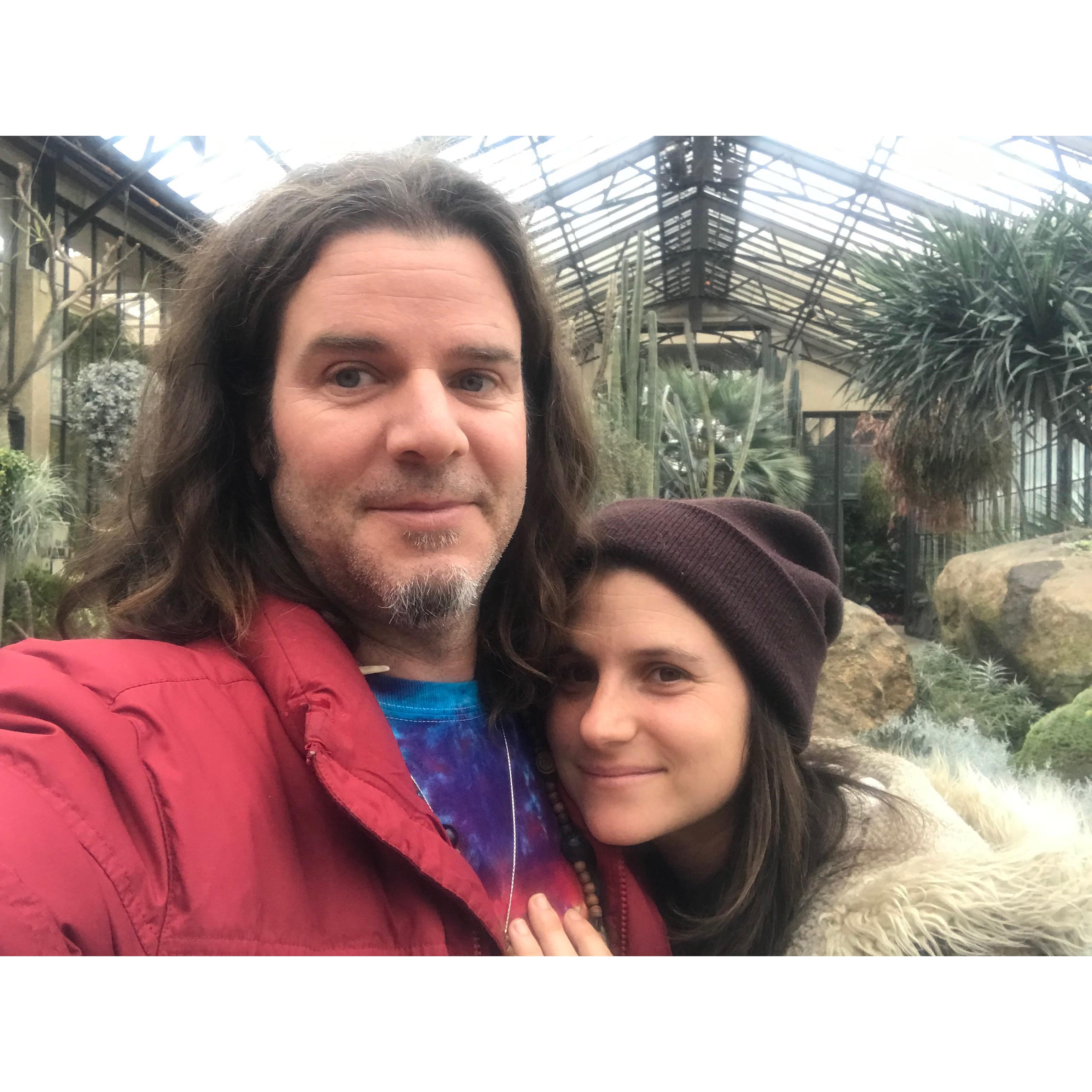 Studying aroma and color therapy at Longwood Gardens