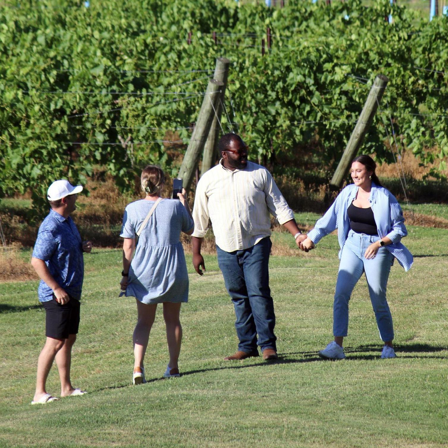 Right after she said "yes"