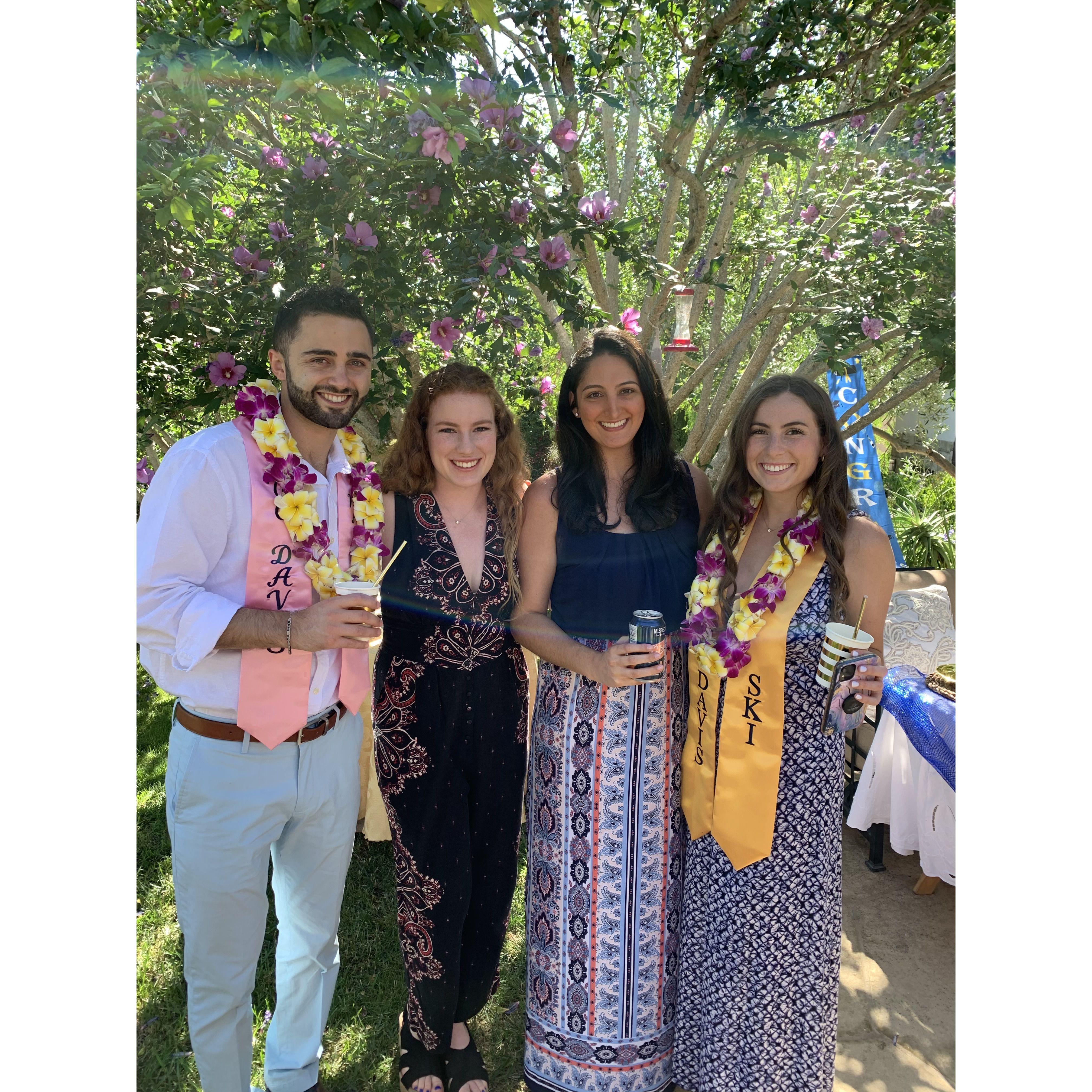 UC Davis Graduation with our sisters, 2020.