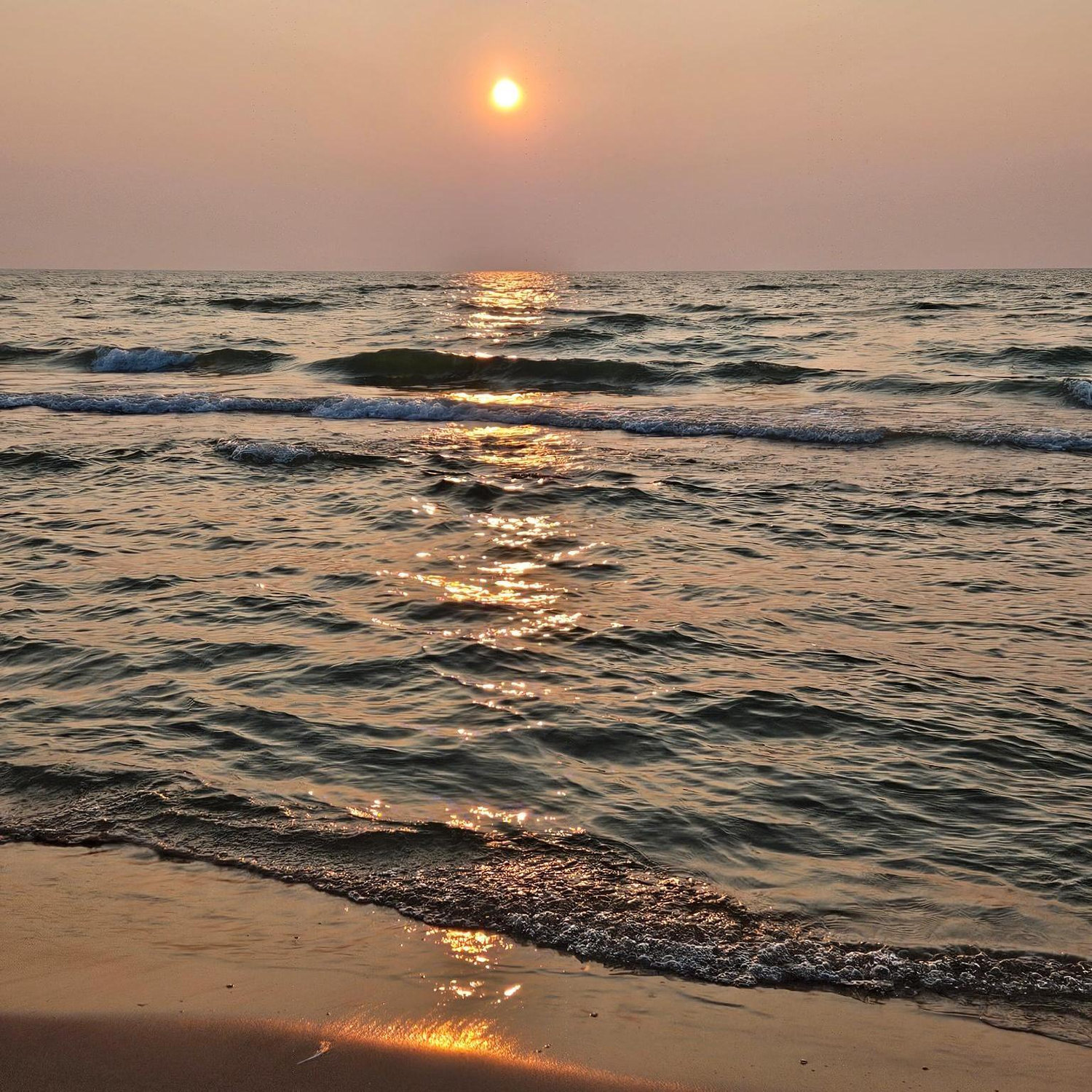 Magical morning along Lake Michigan