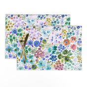 Artful Little flowers Blue