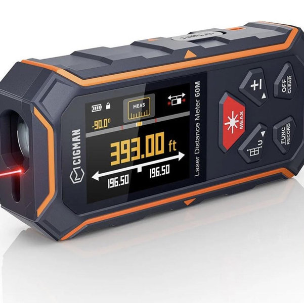 CIGMAN CD-60R 393Ft Bilateral Laser Measure