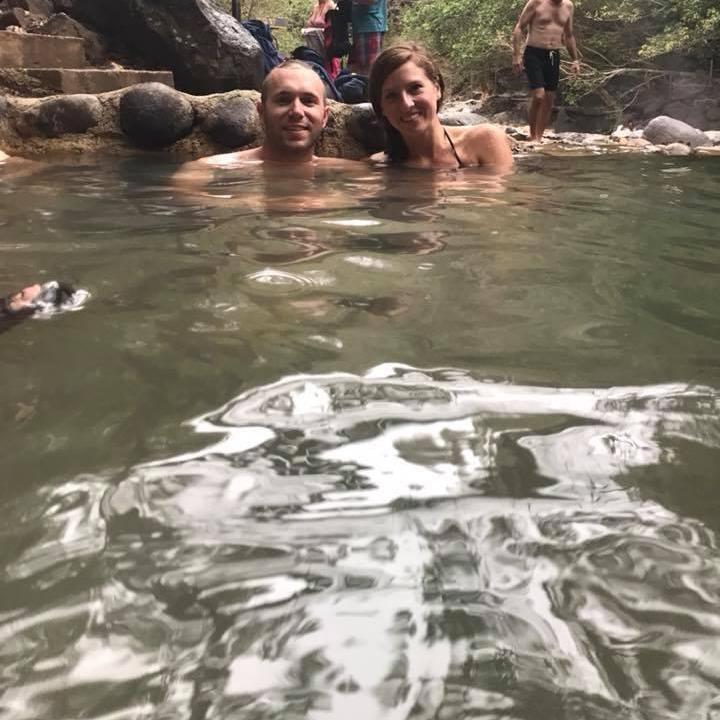 We took a mud bath in Costa Rica during the Witham Family Vacation 2018