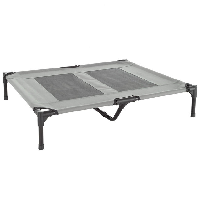 Elevated Dog Bed - 36x29.75-Inch Portable Pet Bed with Non-Slip Feet - Indoor/Outdoor Dog Cot or Puppy Bed for Pets up to 80lbs by PETMAKER