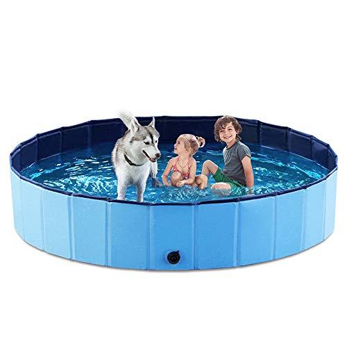 Jasonwell Foldable Dog Pet Bath Pool Collapsible Dog Pet Pool Bathing Tub Kiddie Pool for Dogs Cats and Kids