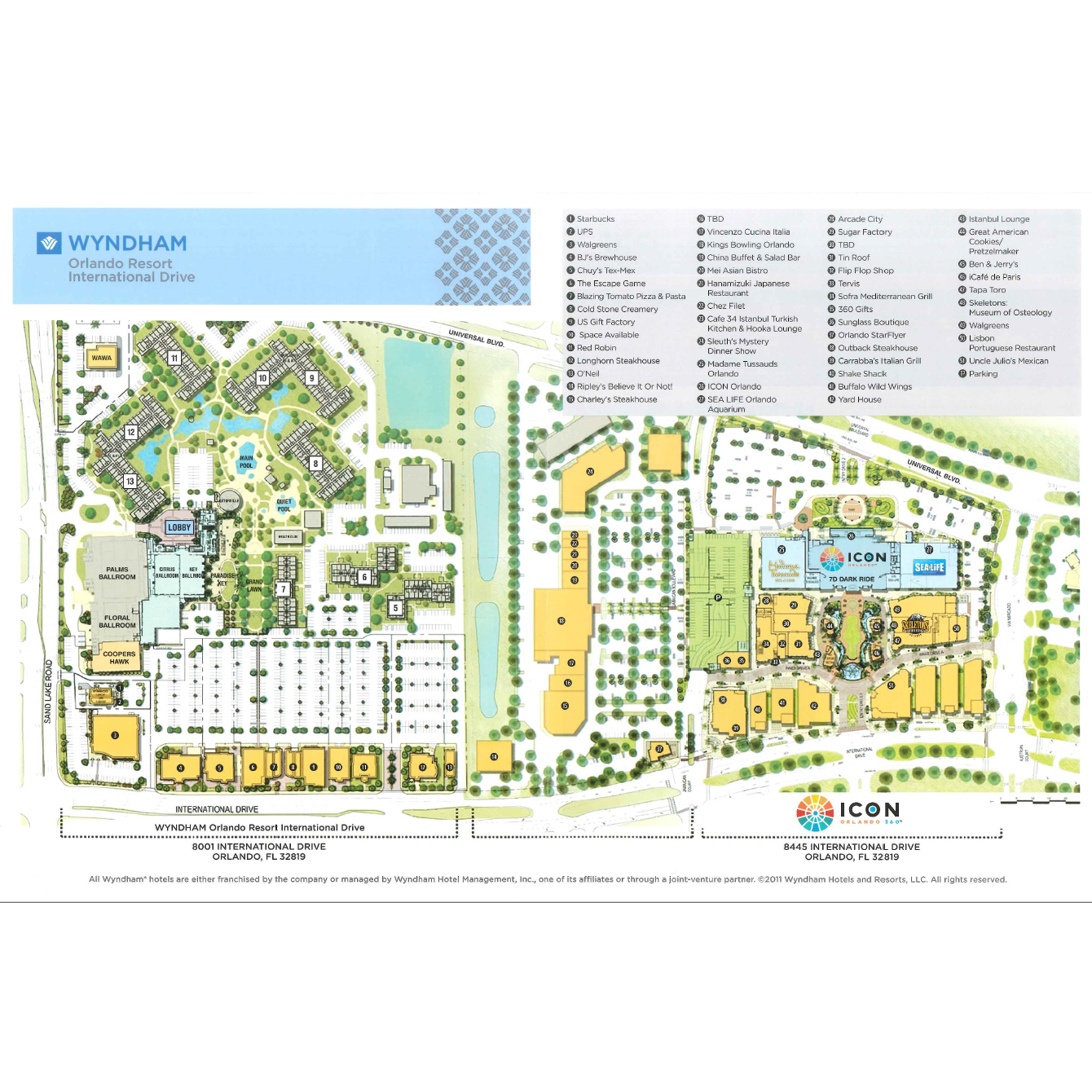 This is a general Map of the Wyndham and surrounding areas.