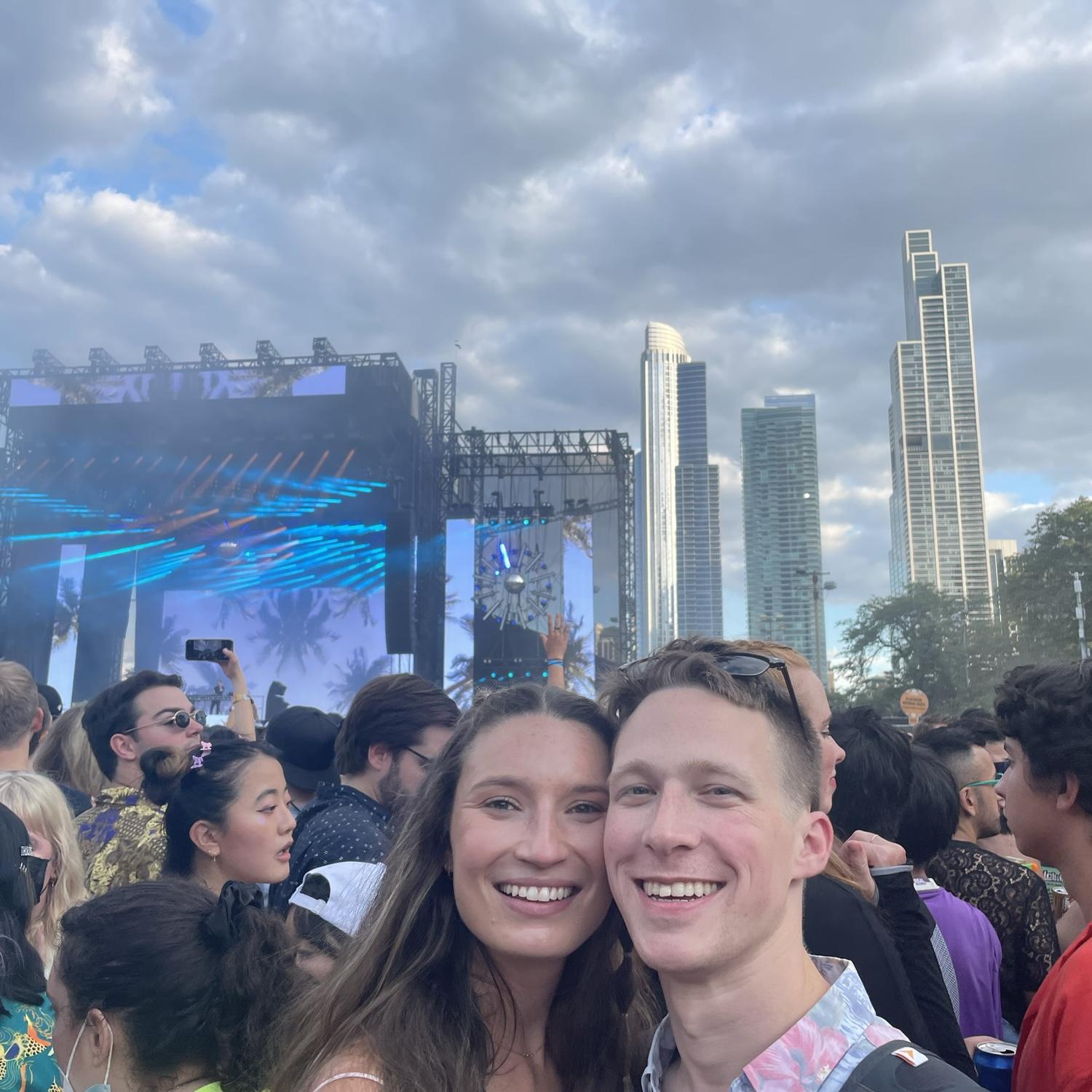 O & K's first time at Lolla together. Their favorite performance was Kygo to end the night!