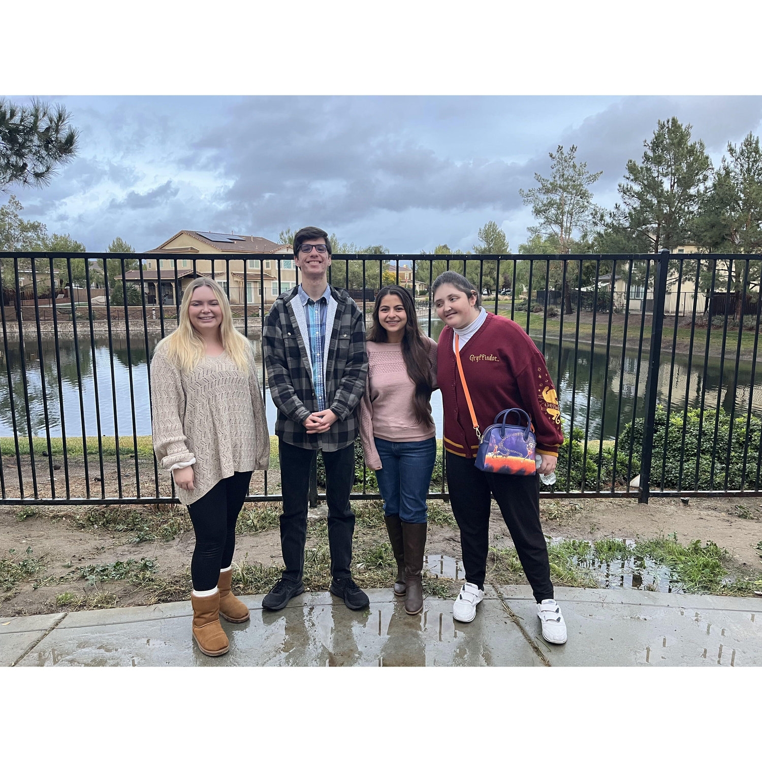 Chloe, Isaiah, me, Stephanie