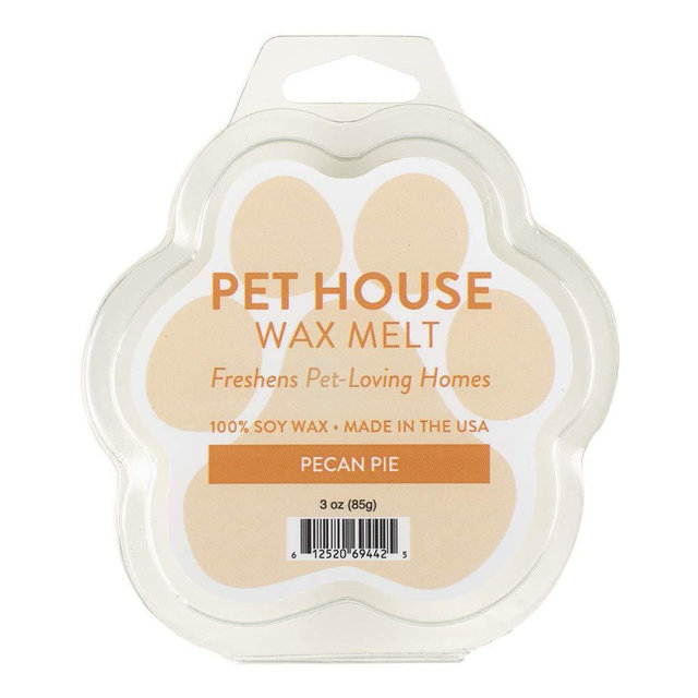 One Fur All 100% Natural Soy Wax Melts in 20+ Fragrances, Pack of 2 by Pet House - Long Lasting Pet Odor Eliminating Wax Melts, Non-Toxic Pet Wax Melts, Made in USA (Pecan Pie)