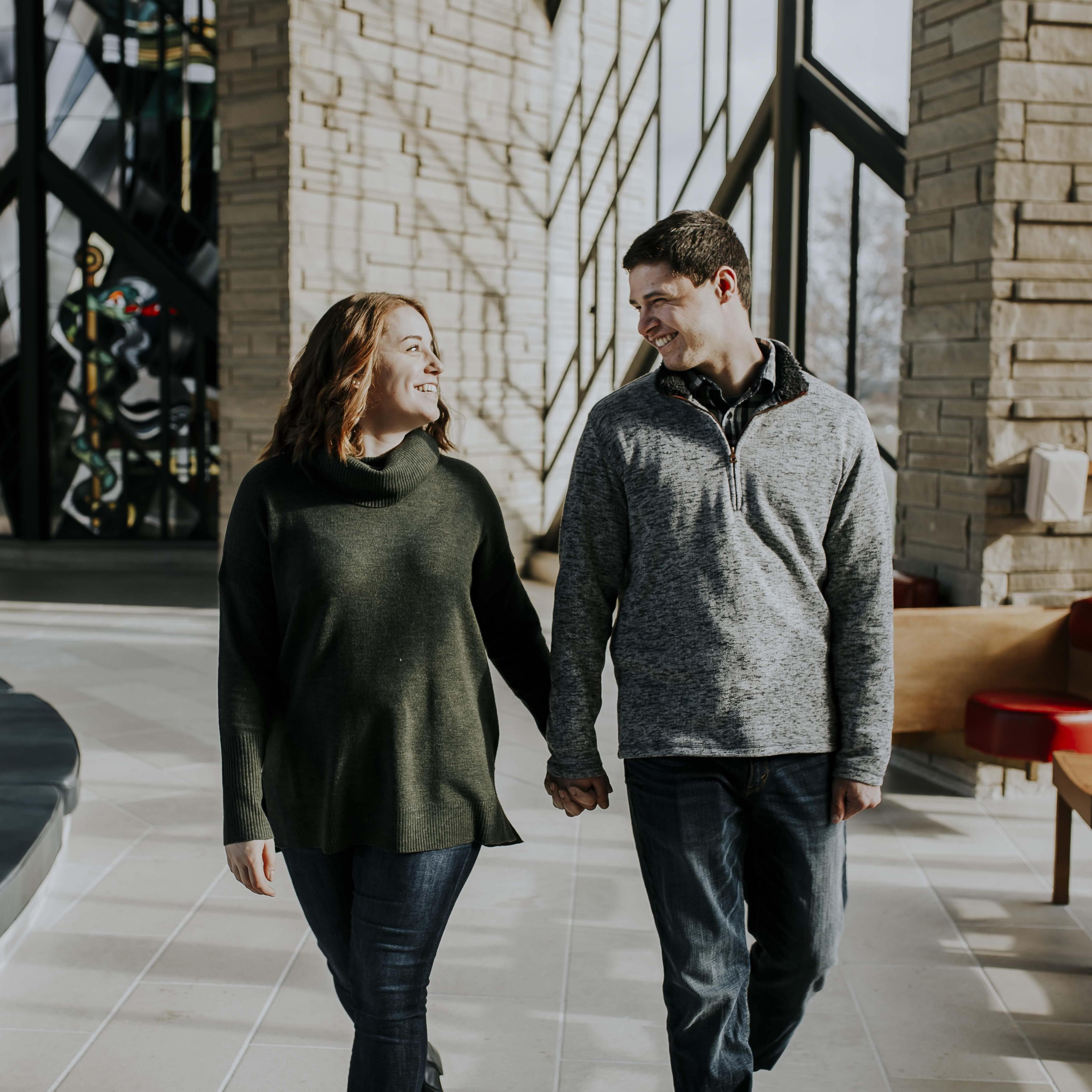 Engagement Photoshoot - Valparaiso University Chapel