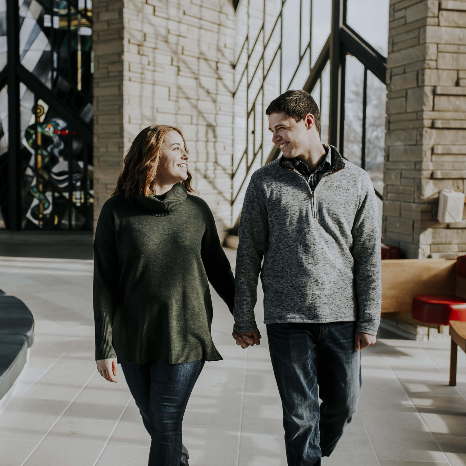 Engagement Photoshoot - Valparaiso University Chapel