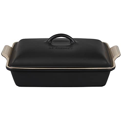 Le Creuset Heritage Covered Rectangular Casserole, 4 qt, Licorice