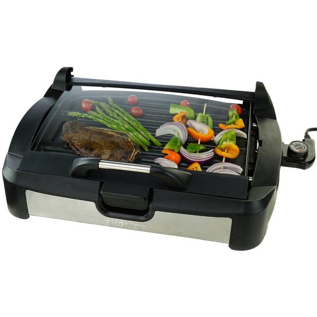 Ovente Non-Stick Electric Grill and Panini Press