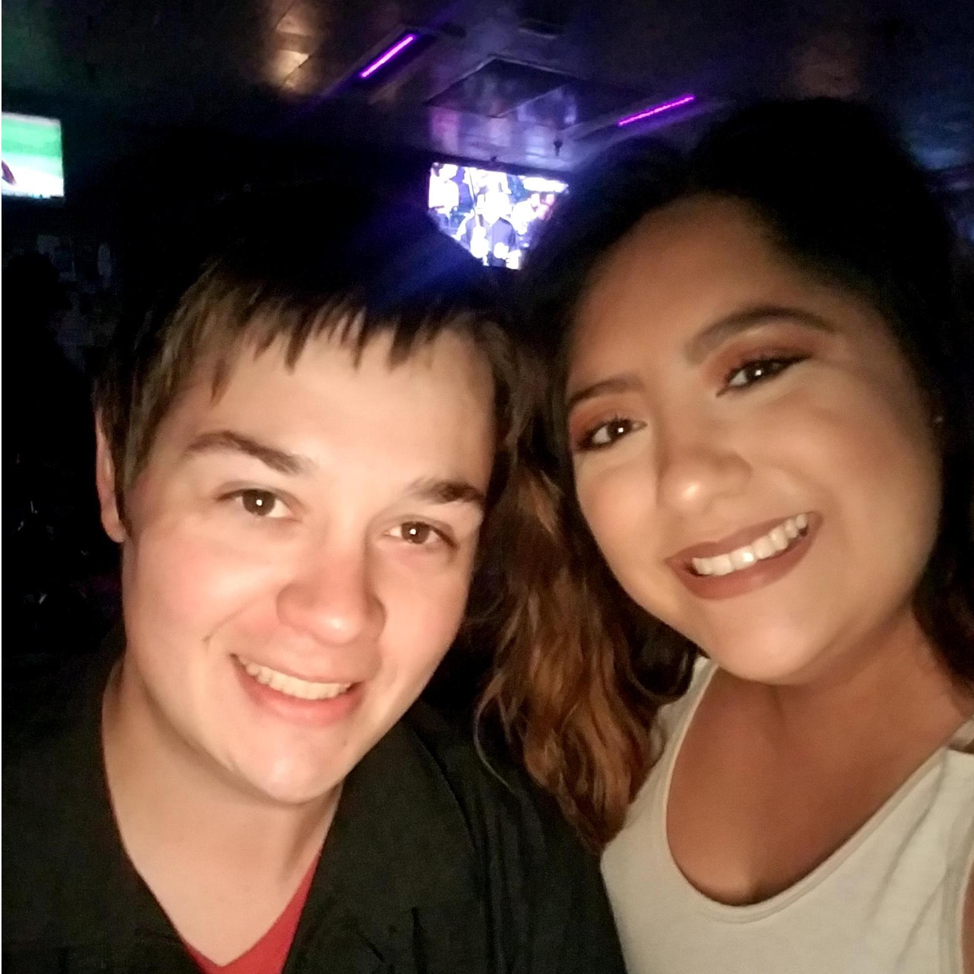 One of our favorite dates is bowling.