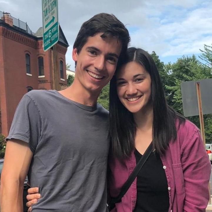 It only took us twelve days to decide to officially date, just in time for Hans to leave D.C. This is our first photo as a couple, taken the day before Hans left D.C. for Indiana to begin teaching.