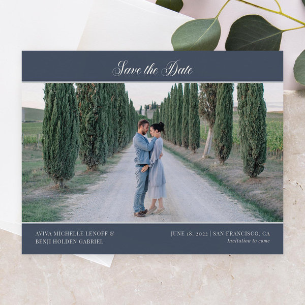 Zola Save The Dates - Stauffer Portrait
