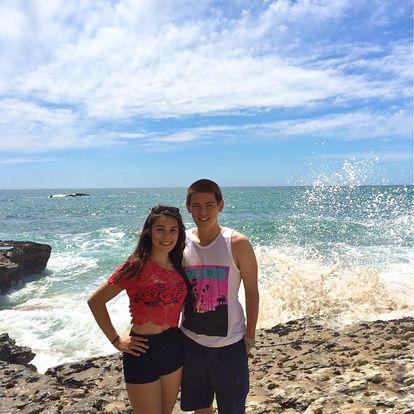 Senior ditch day at the beach.