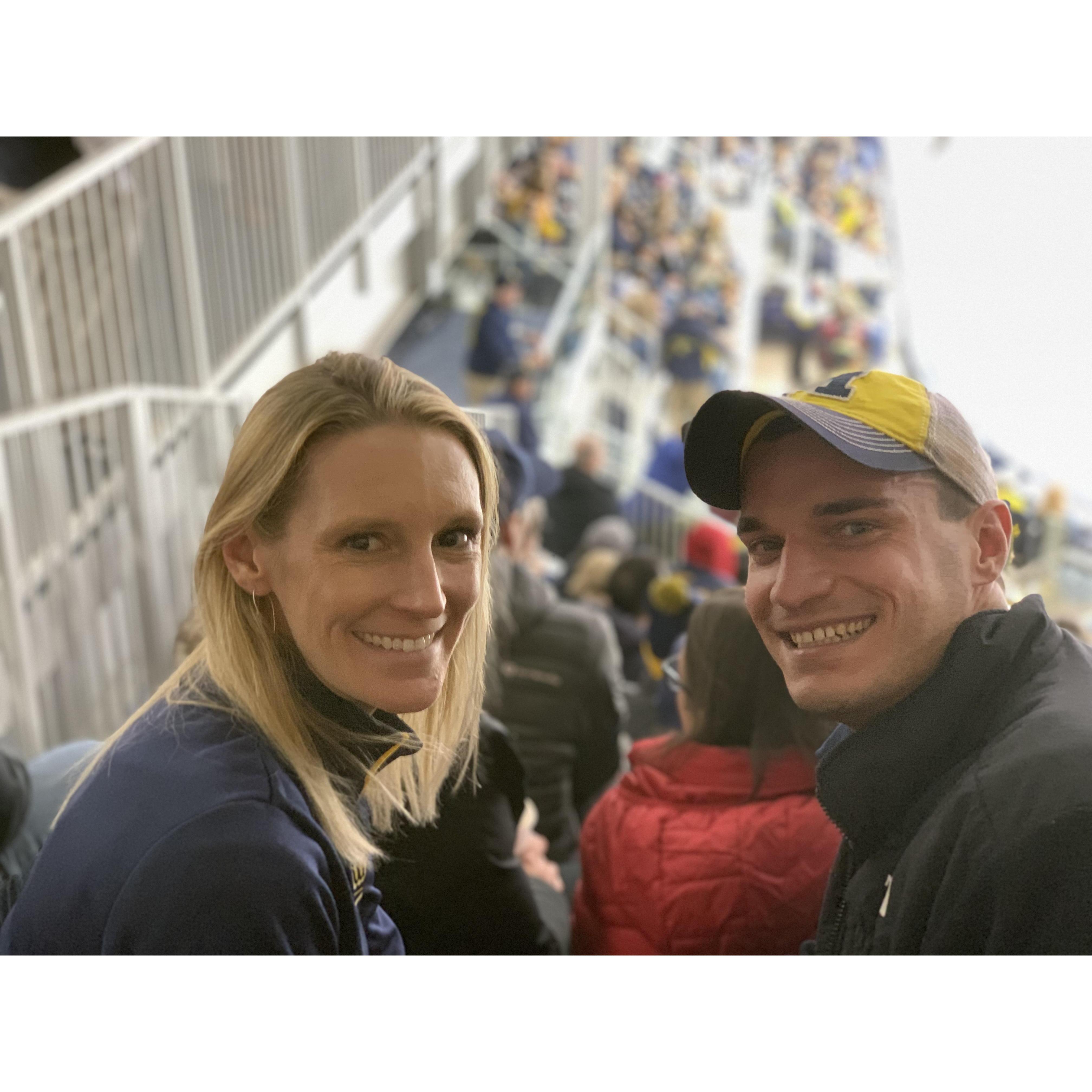 U of M Hockey Game - Jan 2020
