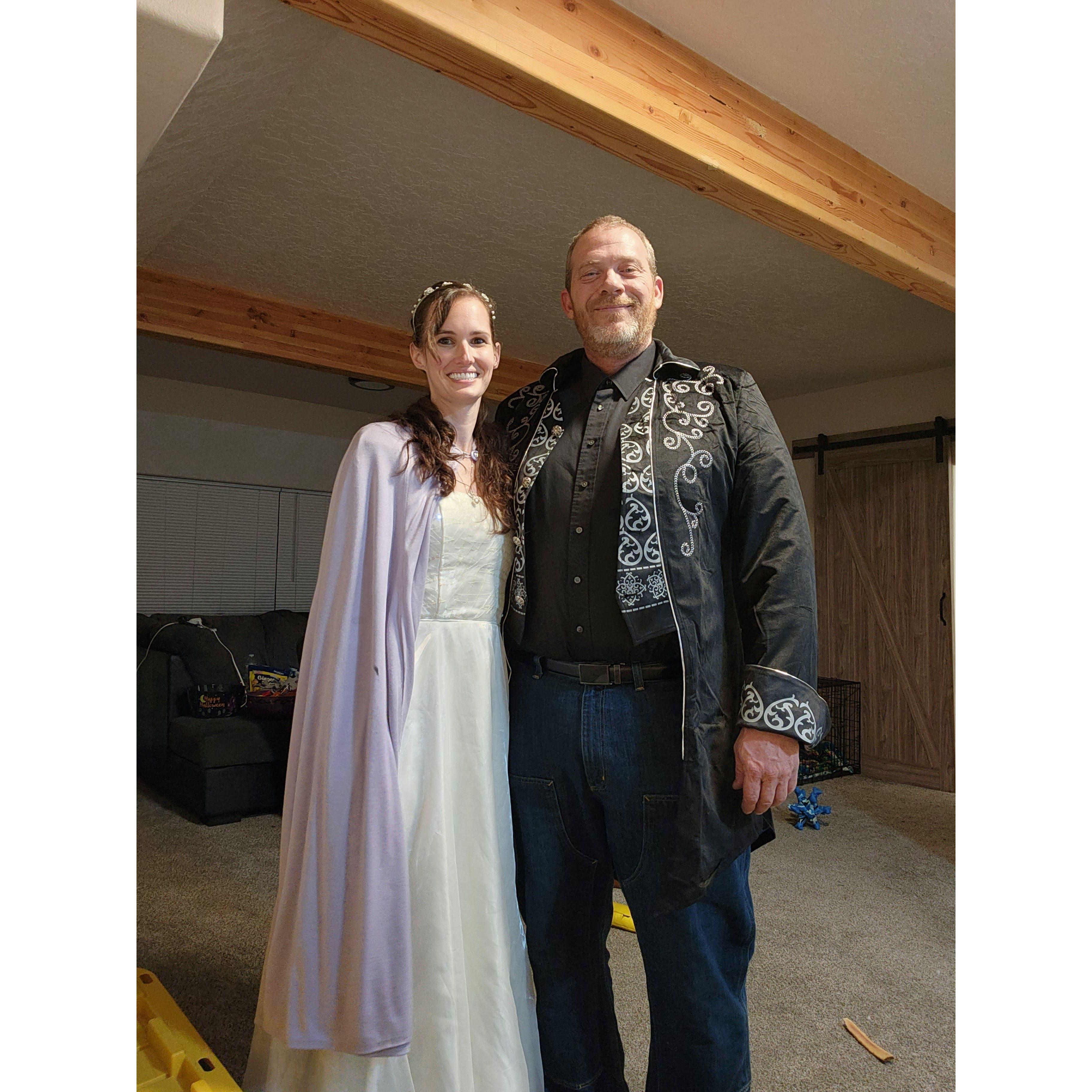 The lord and lady - happy halloween!