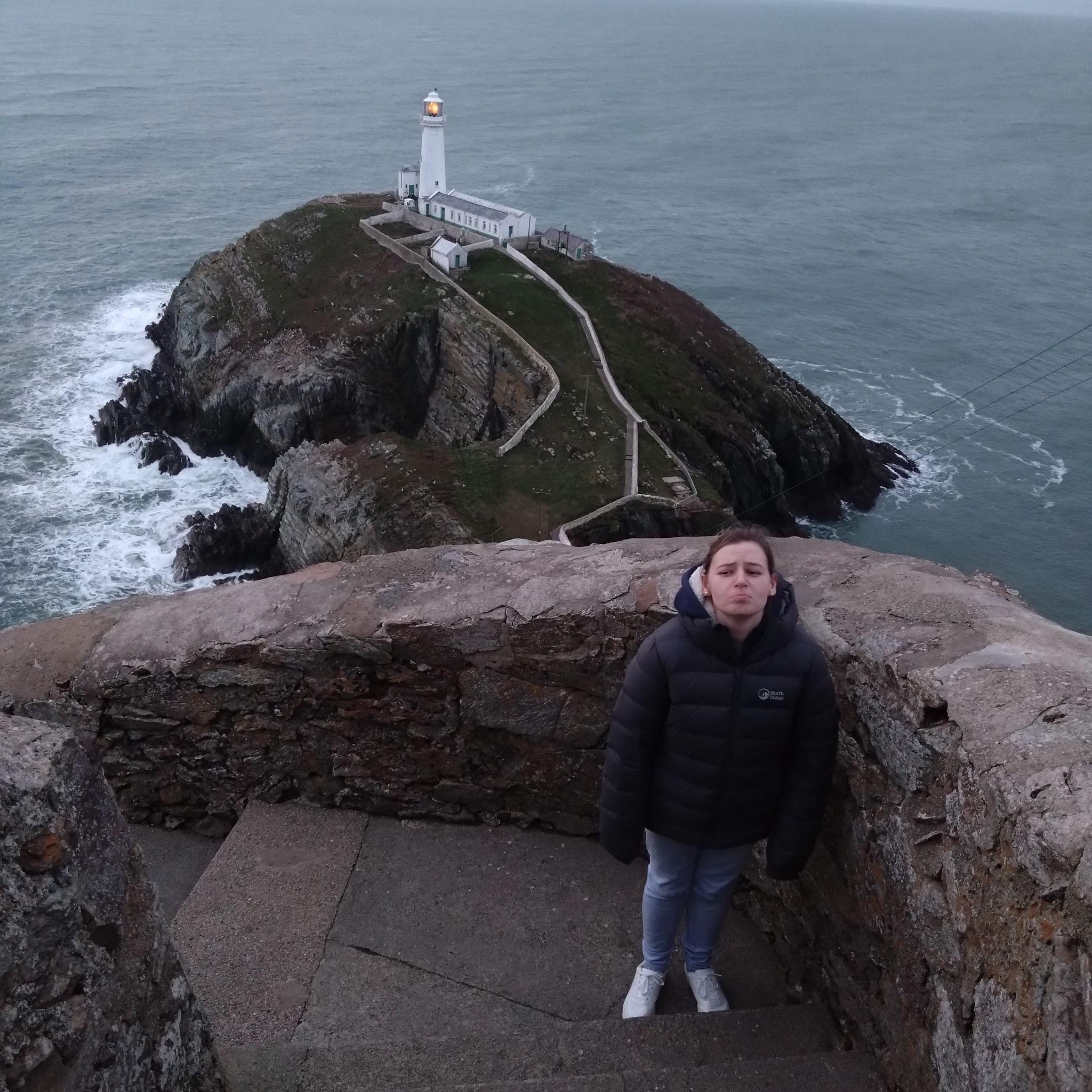 The walk back up from South Stack was not so fun!