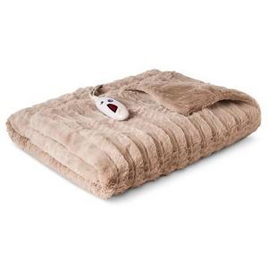 Biddeford Electric Faux Fur Throw