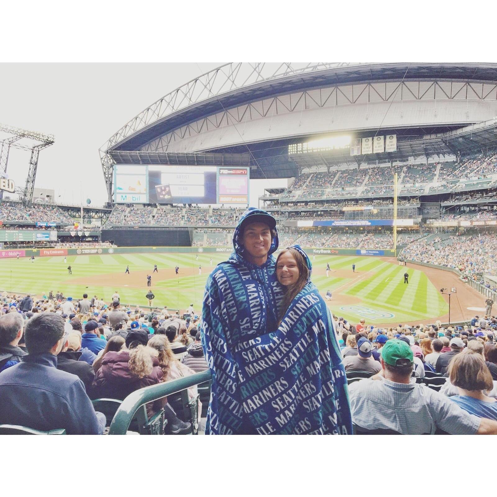 Tyler’s first Mariners game Summer 2018