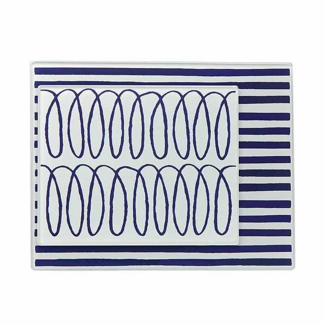 Kate Spade Charlotte Street Navy Food Prep Boards, Set of 2