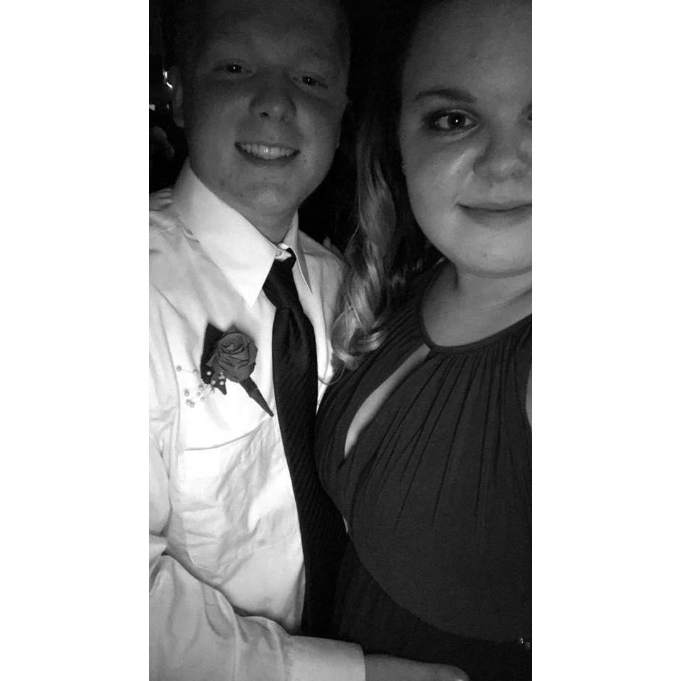 Bride and Groom's final homecoming; senior year of high school!