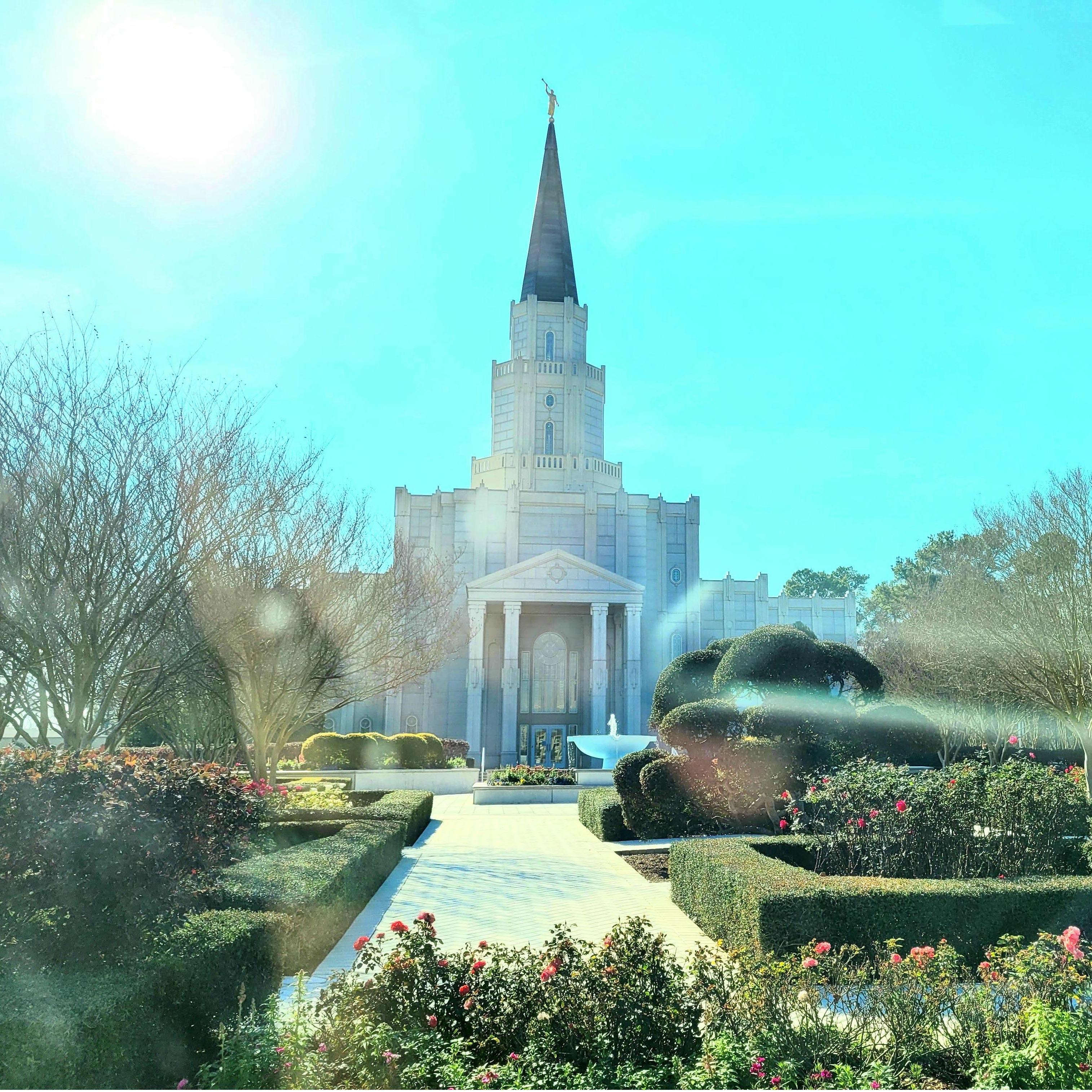 Houston LDS Temple, where we'll be sealed on July 17, 2021