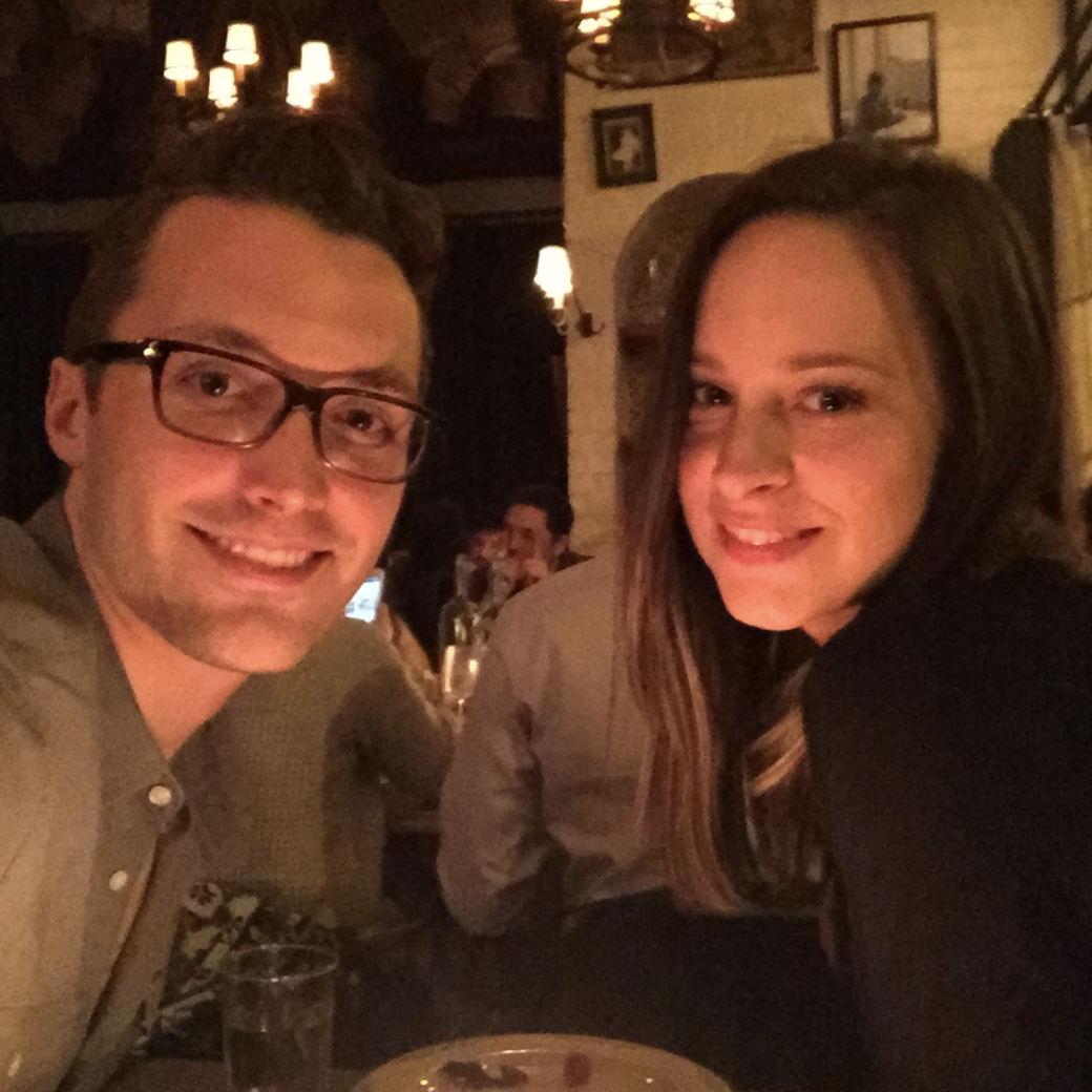 One of our first dates at Gemma in NYC